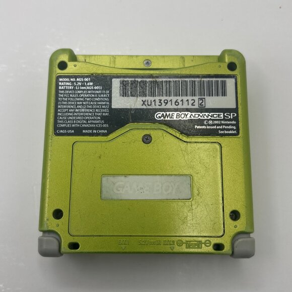 Pearl Green Nintendo Game Boy Advance SP AGS-001 Console Only - Picture 6 of 7